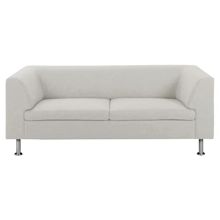2.5-Seater Sofa with Metal Legs